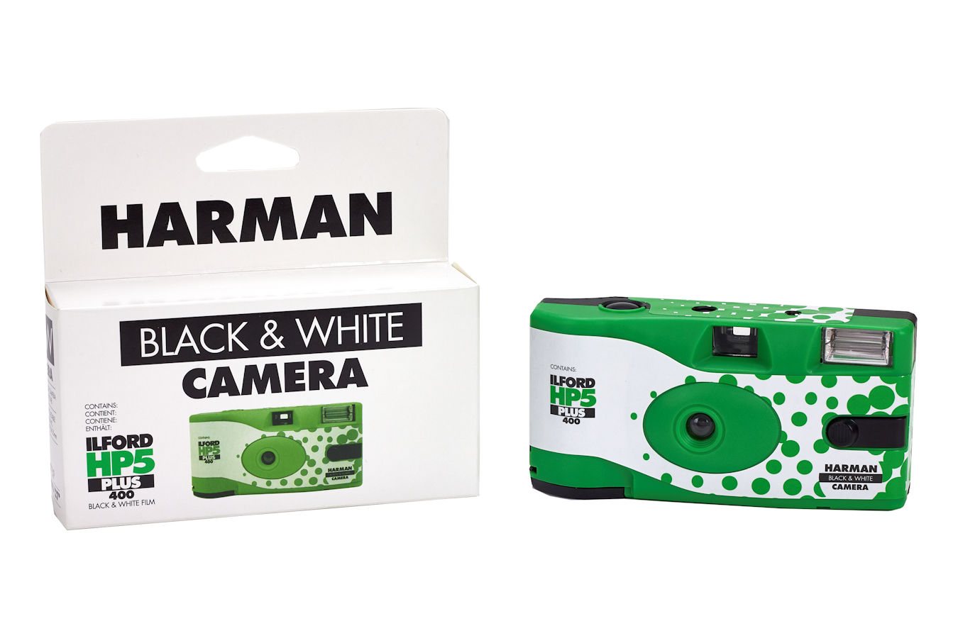 Ilford Disposable Camera HP5 Green